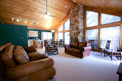 Luxury Cabin Rental Surrounded by Tonto National Forest in Pine, Arizona - Pine, Arizona - glamping.directory