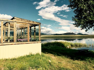 Luxury, Waterfront Cabin with Private Hot Tub on Lake DeWeese Wildlife Refuge in Colorado - Westcliffe, Colorado - glamping.directory