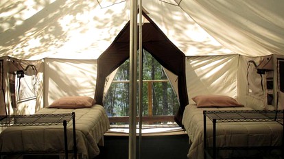 Luxury Tent Accommodations on 10-Acre Private Island, Minnesota - Ely, Minnesota - glamping.directory