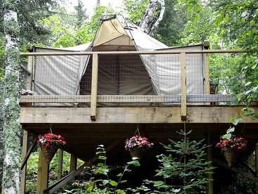 Luxury Tent Accommodations on 10-Acre Private Island, Minnesota - Ely, Minnesota - glamping.directory