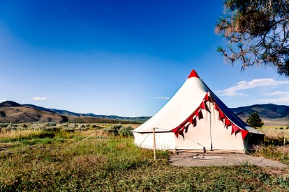 Gorgeous Bell Tent Retreat in Hot Spings, Montana - Hot Springs, Montana - glamping.directory