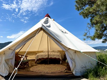 Gorgeous Bell Tent Retreat in Hot Spings, Montana - Hot Springs, Montana - glamping.directory