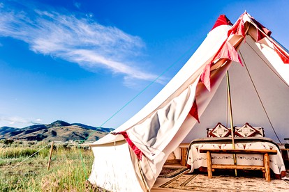 Gorgeous Bell Tent Retreat in Hot Spings, Montana - glamping.directory