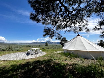Gorgeous Bell Tent Retreat in Hot Spings, Montana - Hot Springs, Montana - glamping.directory