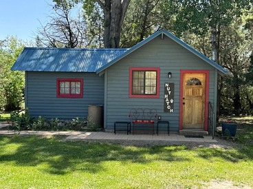Cozy Rustic Cabin with Riverside Patio on the Pecos River – Pecos, New Mexico - glamping.directory