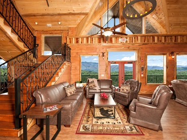Extraordinary Vacation Cabin for Large Group Rental in Pigeon Forge, Tennessee - Pigeon Forge, Tennessee - glamping.directory