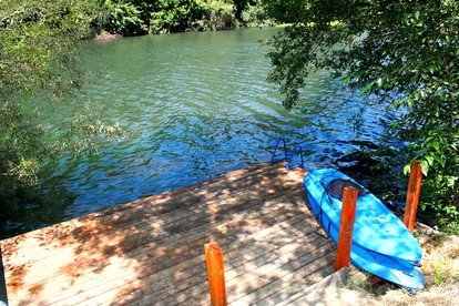 Pet-Friendly Cabin Rental with Hot Tub and Private Dock for Glamping in Northern California - Guerneville, California - glamping.directory