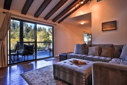 Pet-Friendly Cabin Rental with Hot Tub and Private Dock for Glamping in Northern California - Guerneville, California - glamping.directory