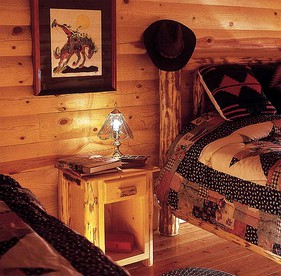 Cozy and Rustic Private Log Cabin in Resort in Fort Smith, Montana - Fort Smith, Montana - glamping.directory