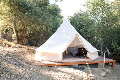 Cozy Bell Tent with Valley Views and Off-Grid Glamping near Palomar Mountain California - Pauma Valley, California - glamping.directory