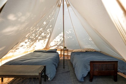 Cozy Bell Tent with Valley Views and Off-Grid Glamping near Palomar Mountain California - Pauma Valley, California - glamping.directory