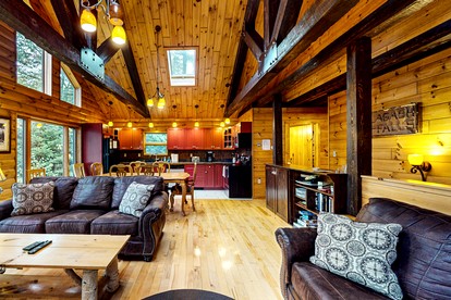 Waterfront Cabin with Private Deck Loaded with Kayaks in Maine - Greenville, Maine - glamping.directory