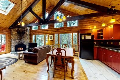 Waterfront Cabin with Private Deck Loaded with Kayaks in Maine - Greenville, Maine - glamping.directory