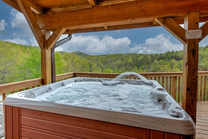 Stunning Log Cabin with Views of Mt. Mitchell near Asheville, North Carolina - Black Mountain, North Carolina - glamping.directory