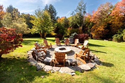 Rustic-Chic Escape with Hot Tub, Fire Pit & Scenic Views in Pine Hill, New York - Pine Hill, New York - glamping.directory