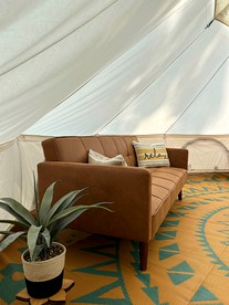 Charming Bell Tent Stay at Working Farm in Smithfield, Pennsylvania for Glamping at its Best - Smithfield, Pennsylvania - glamping.directory