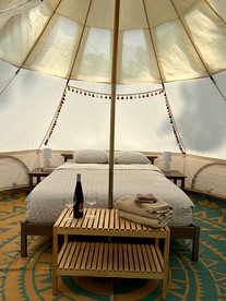 Charming Bell Tent Stay at Working Farm in Smithfield, Pennsylvania for Glamping at its Best - Smithfield, Pennsylvania - glamping.directory