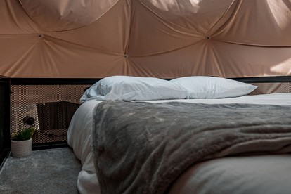 Unplug and Unwind in a Modern Dome with Firelight Evenings and Starry Skies in Traphill, North Carolina - Traphill, North Carolina - glamping.directory