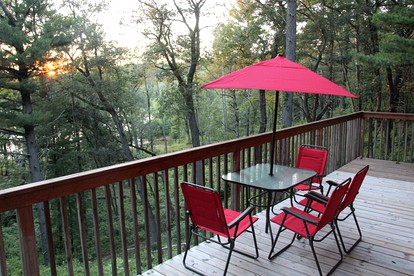 Amazing Lakefront Cabin with Game Room and Fire Pit in Stevens Point, Wisconsin - Stevens Point, Wisconsin - glamping.directory