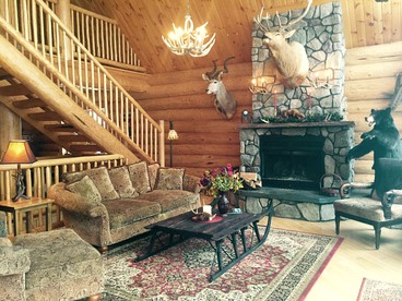 Secluded Log Cabin Nestled in the Woods in Athol, New York - Athol, New York - glamping.directory
