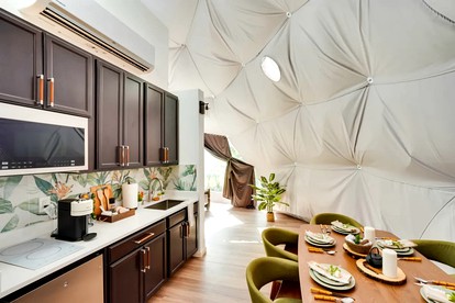Nature Lovers Luxury Dome with Access to Hiking Trails in the Southern Catskills, Upstate New York - Monticello, New York - glamping.directory