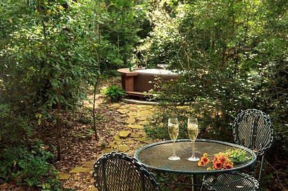 Secluded Cabin Rental with Jacuzzi for Romantic Weekend Getaway near Austin, Texas - Cat Spring, Texas - glamping.directory
