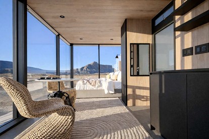 Scandinavian-Inspired Desert Retreat with Mirrored Views | Near Torrey, Utah - Torrey, Utah - glamping.directory