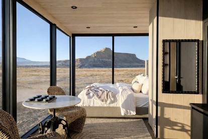 Scandinavian-Inspired Desert Retreat with Mirrored Views | Near Torrey, Utah - Torrey, Utah - glamping.directory