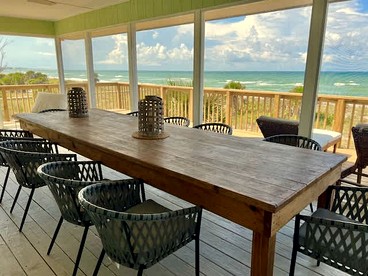 Spacious Beachfront House with Panoramic Gulf Views on Little Gasparilla Island, Florida - Placida, Florida - glamping.directory