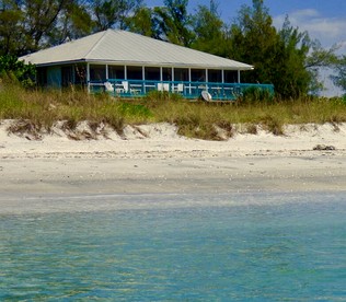 Spacious Beachfront House with Panoramic Gulf Views on Little Gasparilla Island, Florida - glamping.directory