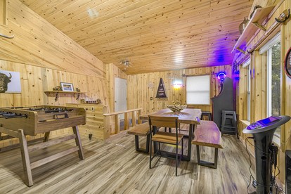 Creekside Cabin with Backyard and Foosball Table Great for Groups in Idaho - Island Park, Idaho - glamping.directory