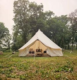 Incredible Secluded Tipi with Barbecue in Saint Croix Falls, Wisconsin - Saint Croix Falls, Wisconsin - glamping.directory