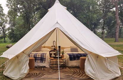 Incredible Secluded Tipi with Barbecue in Saint Croix Falls, Wisconsin - Saint Croix Falls, Wisconsin - glamping.directory