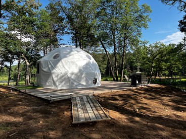 Incredible Secluded Tipi with Barbecue in Saint Croix Falls, Wisconsin - Saint Croix Falls, Wisconsin - glamping.directory