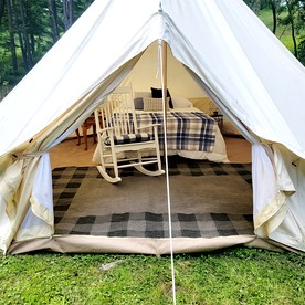 Incredible Secluded Tipi with Barbecue in Saint Croix Falls, Wisconsin - glamping.directory