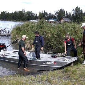 Riverfront Vacation Rental in a Fishing Lodge near Chugach National Forest, Alaska - Soldotna, Alaska - glamping.directory