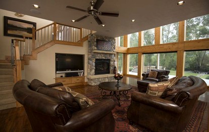Spacious Camping Cabin on the Animas River near Trimble Hot Springs in Colorado - Durango, Colorado - glamping.directory