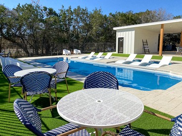 Efficiency-Style Cabin with Spa Lovely for a Couples Escape in Hunt, Texas - Hunt, Texas - glamping.directory