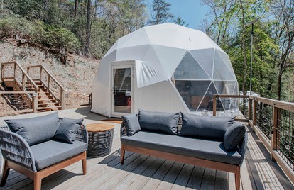 Family Adventure in a Unique Dome near Fall Branch Falls, Cherry Log, GA - glamping.directory