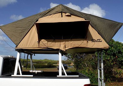 Unique Rooftop Tent Rental for Hawaiian Island Adventure in Kalaheo, Hawaii - Kalaheo, Hawaii - glamping.directory
