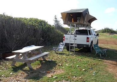 Unique Rooftop Tent Rental for Hawaiian Island Adventure in Kalaheo, Hawaii - Kalaheo, Hawaii - glamping.directory
