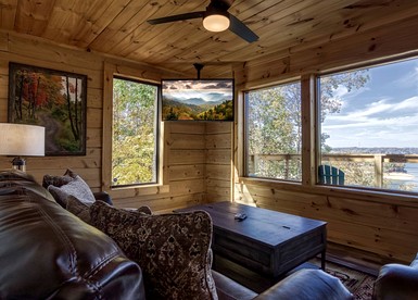 Stunning Lakefront Cabin with Hot Tub and Pool Table on Douglas Lake in Dandridge, Tennessee - Dandridge, Tennessee - glamping.directory