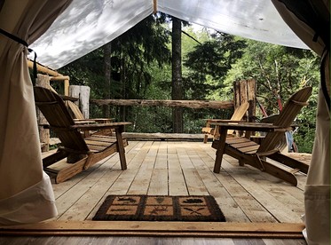 Pet-Friendly Safari Tent in Forks, near The Butchart Gardens, Perfect for a Weekend to Disconnect - Forks, Washington - glamping.directory