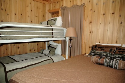 Traditional Log Cabin with Large Windows on the Kenai Peninsula, Alaska - Cooper Landing, Alaska - glamping.directory