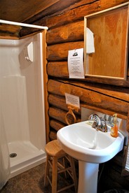 Traditional Log Cabin with Large Windows on the Kenai Peninsula, Alaska - Cooper Landing, Alaska - glamping.directory