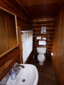 Traditional Log Cabin with Large Windows on the Kenai Peninsula, Alaska - Cooper Landing, Alaska - glamping.directory