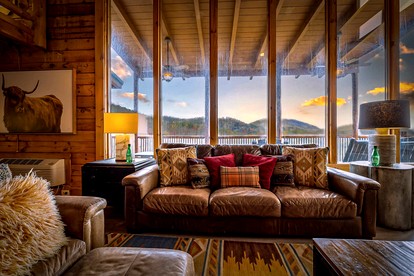 Stunning Smoky Mountain Log Cabin with 270° Views, Luxury Amenities & Hot Tub near Gatlinburg, TN - Sevierville, Tennessee - glamping.directory