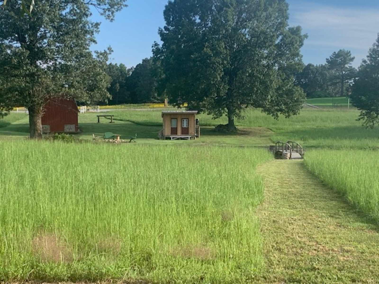 The Little Red Barn Campsites - Calico Rock, Arkansas - glamping.directory