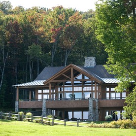 Cabin with Five Fireplaces and Luxurious Amenities for a Getaway to Chittenden, Vermont - glamping.directory