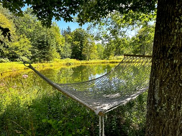Peaceful A-Frame Retreat with Pond & Private Woodland Escape in Margaretville, New York - Margaretville, New York - glamping.directory